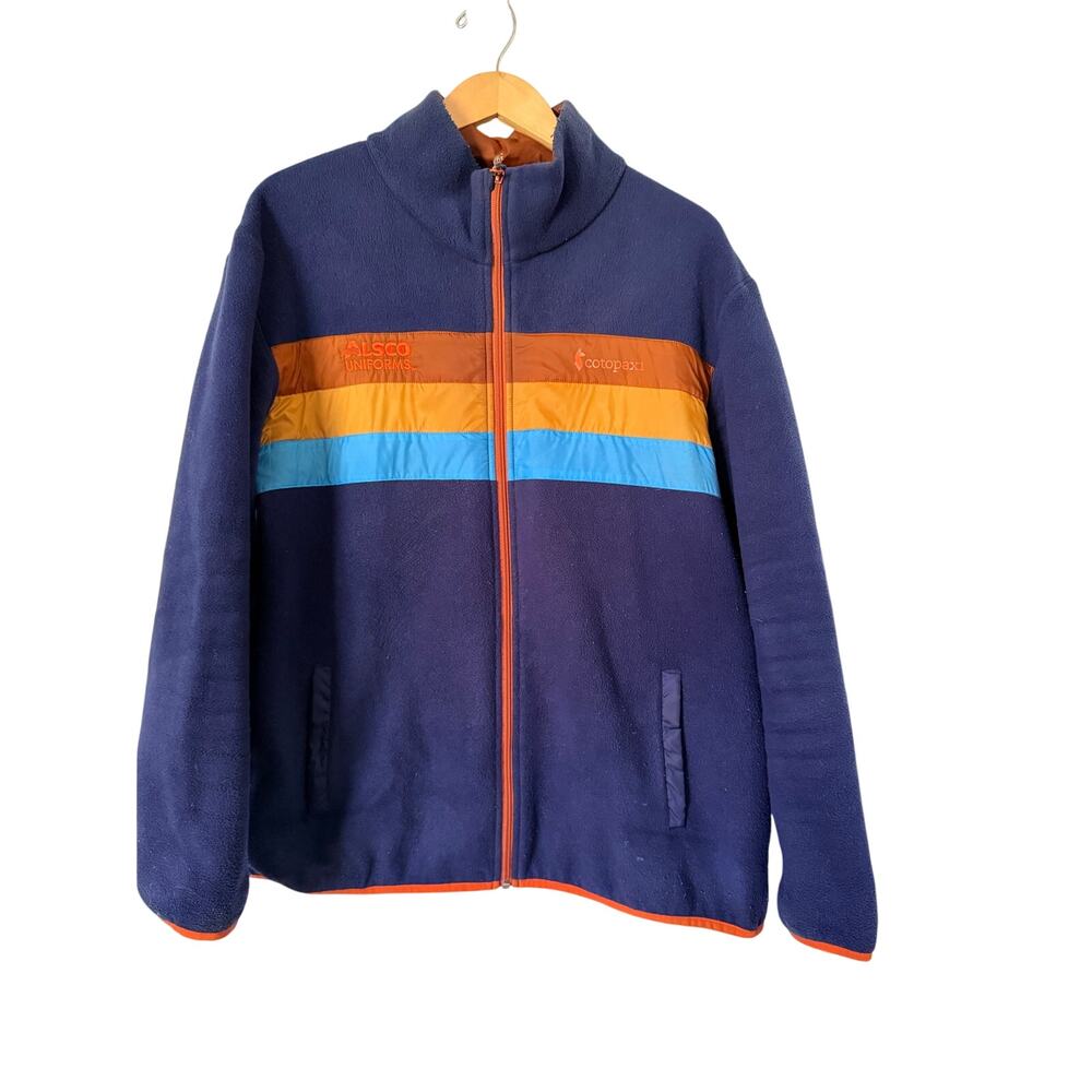 Cotopaxi Teca Fleece Full-Zip Jacket Men's XL Blue Orange